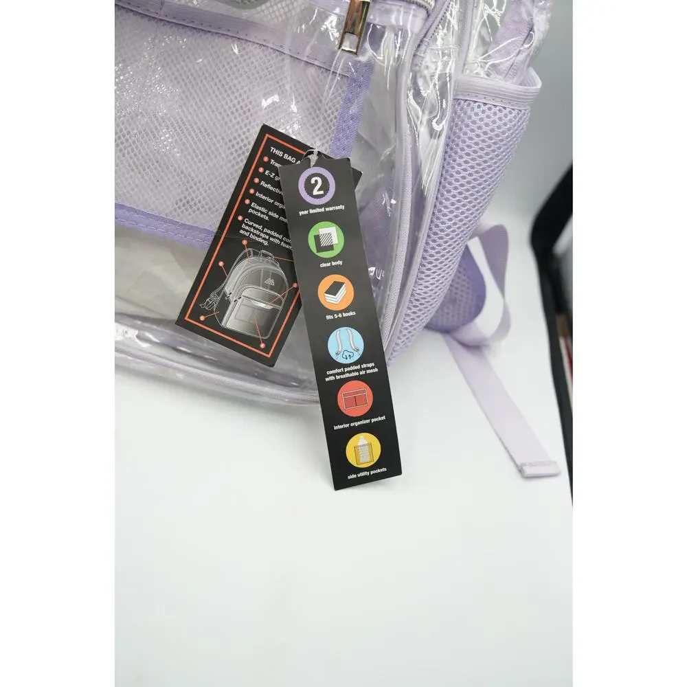 Clear‎ Purple Backpack Bundle - Supplies Crayola Pokemon Dough 25+ Items Bundle